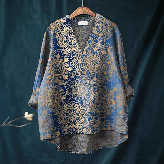 Isolde - Vintage Art Print Top