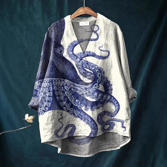 Evanthe - Vintage Art Print Top