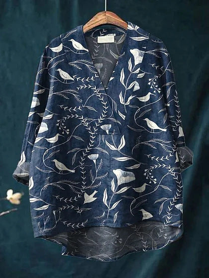 Amaris - Vintage Art Print Top