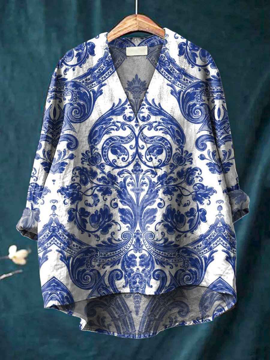 Eulalie - Vintage Art Print Top