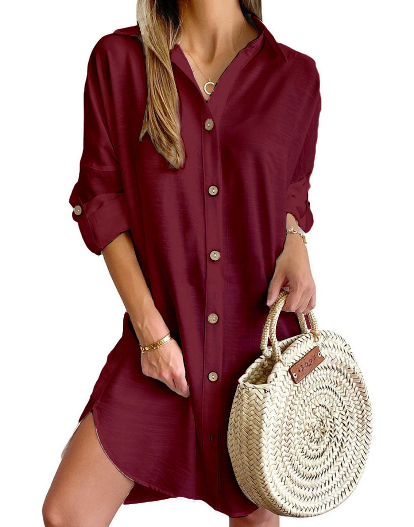 Carly | Button-Up Shirt Dress