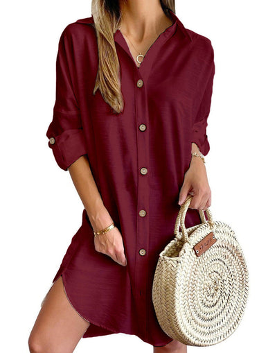 Carly | Button-Up Shirt Dress