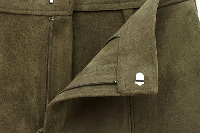 WHITE | Suede-style shorts