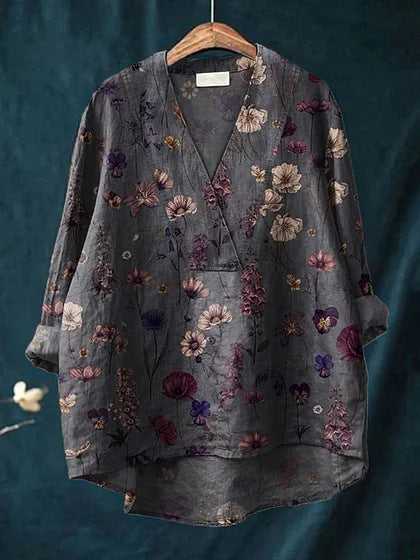 Maristella - Vintage Art Print Top