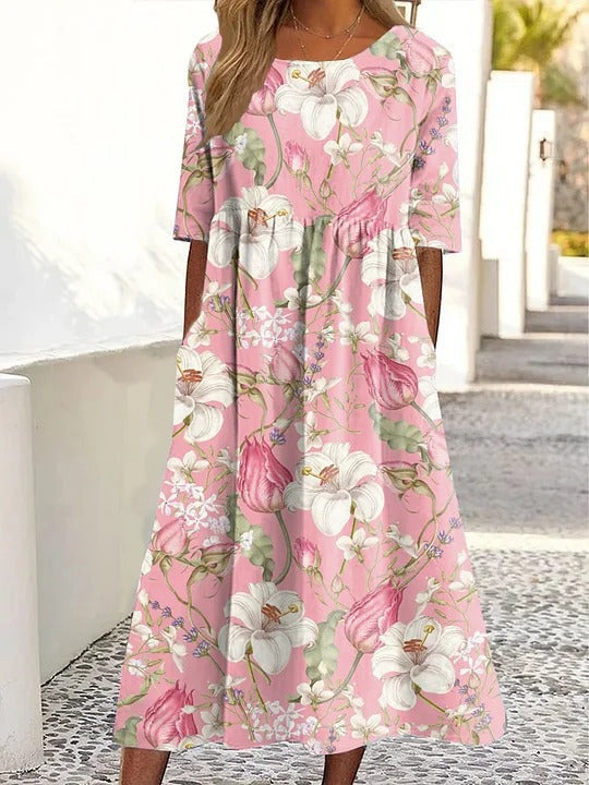 Kelly - Pastel Flowy Summer Dress