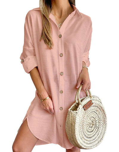 Carly | Button-Up Shirt Dress