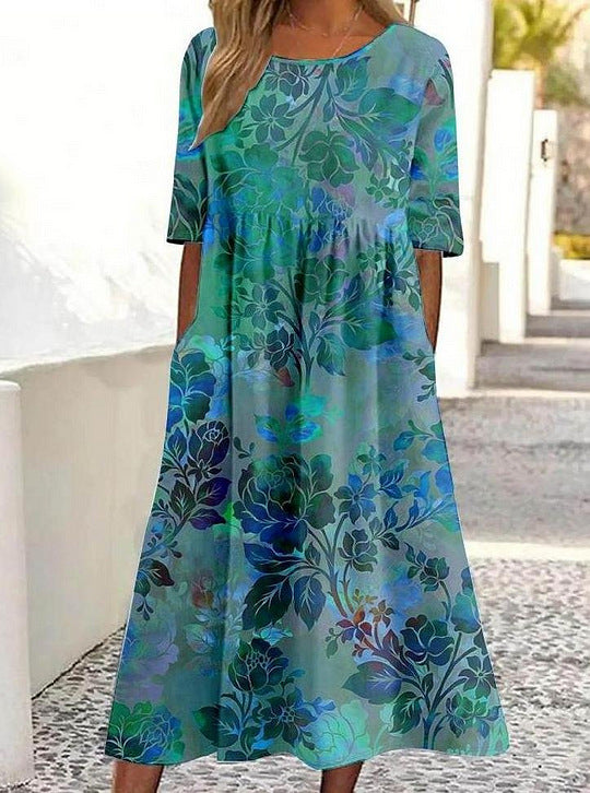 Diana - Pastel Flowy Summer Dress