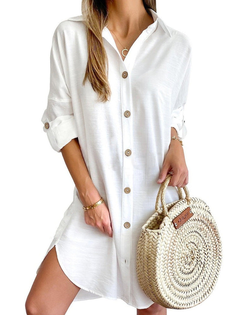 Carly | Button-Up Shirt Dress