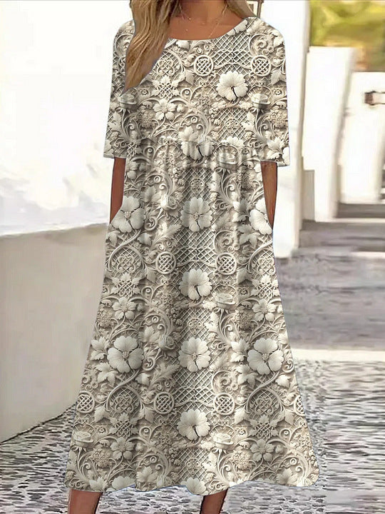 Debra - Pastel Flowy Summer Dress