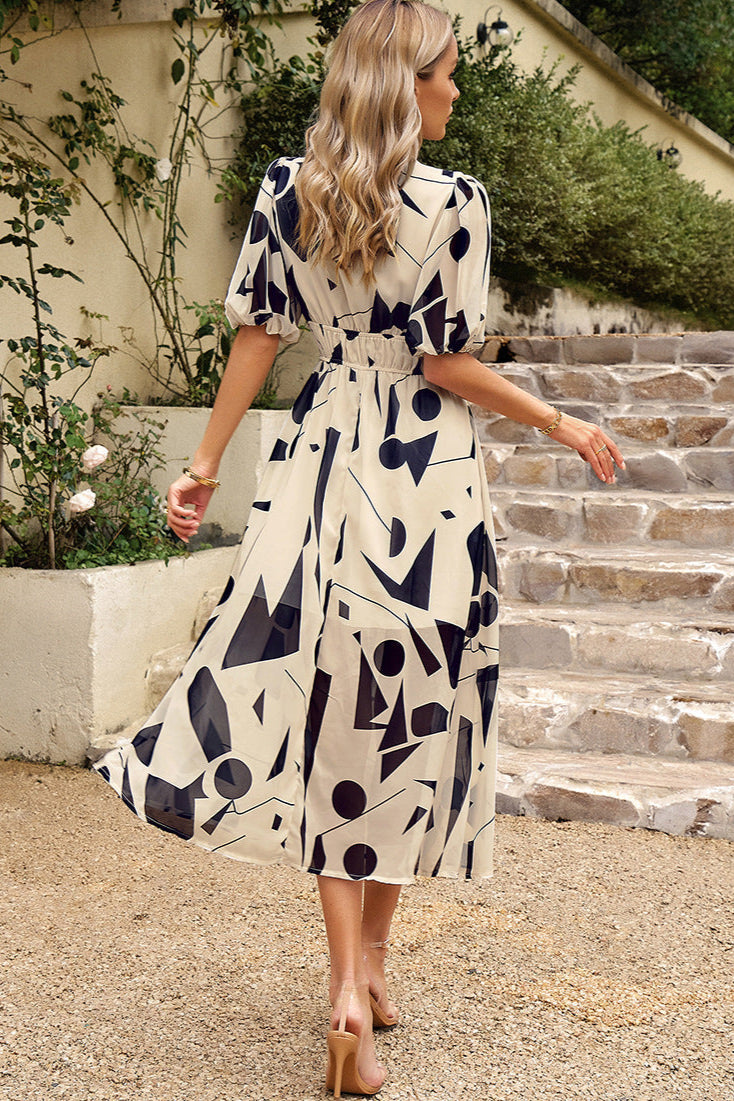 Ruby |  Flattering Floral Midi Dress