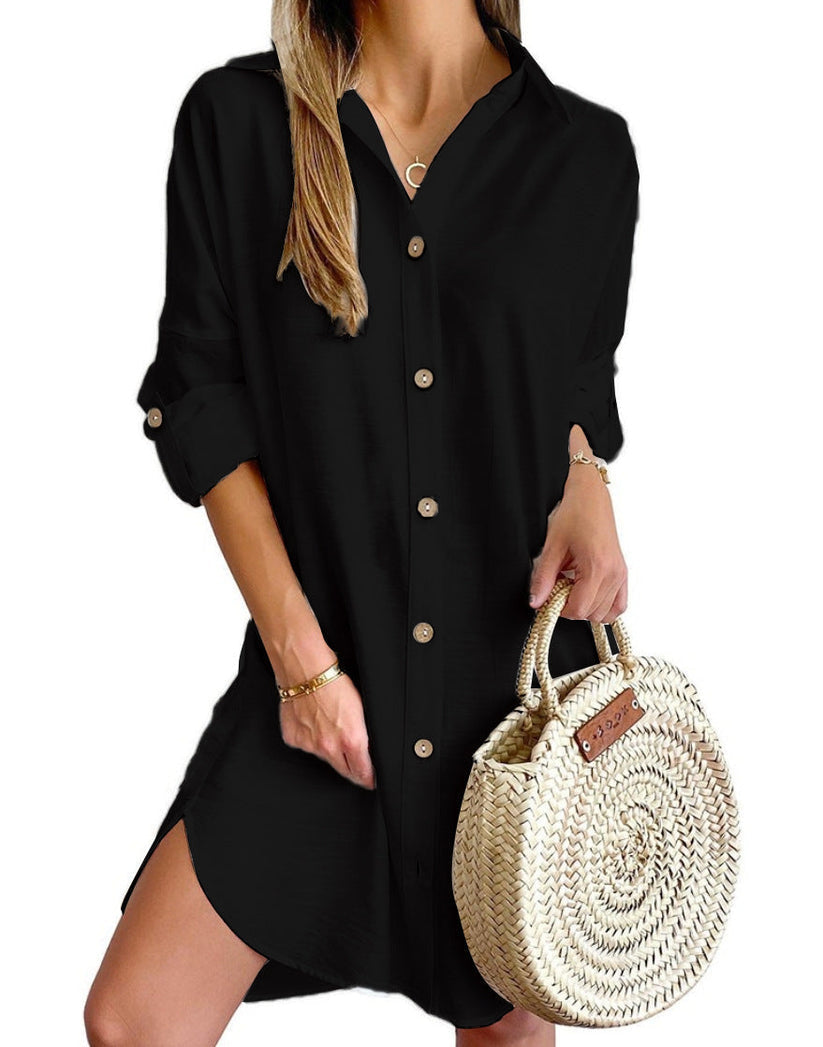 Carly | Button-Up Shirt Dress