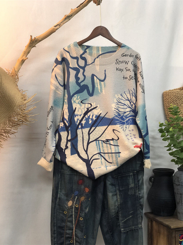 Wrynnelle - Ultra-Soft Crewneck Sweater