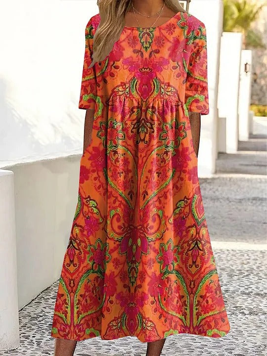 Rita - Pastel Flowy Summer Dress