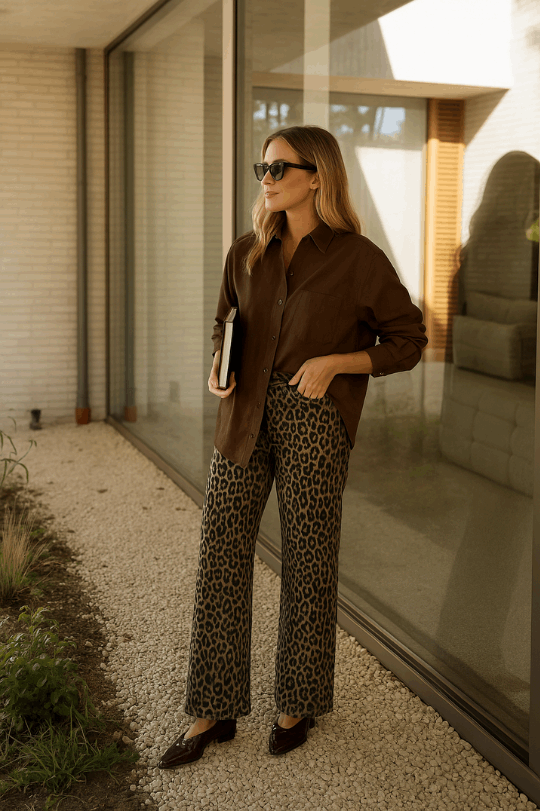 NADINE™ | THE LEOPARD-PRINT TROUSERS