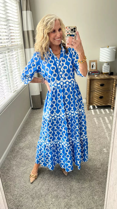 Celeste | Vintage Bohemian Maxi Dress