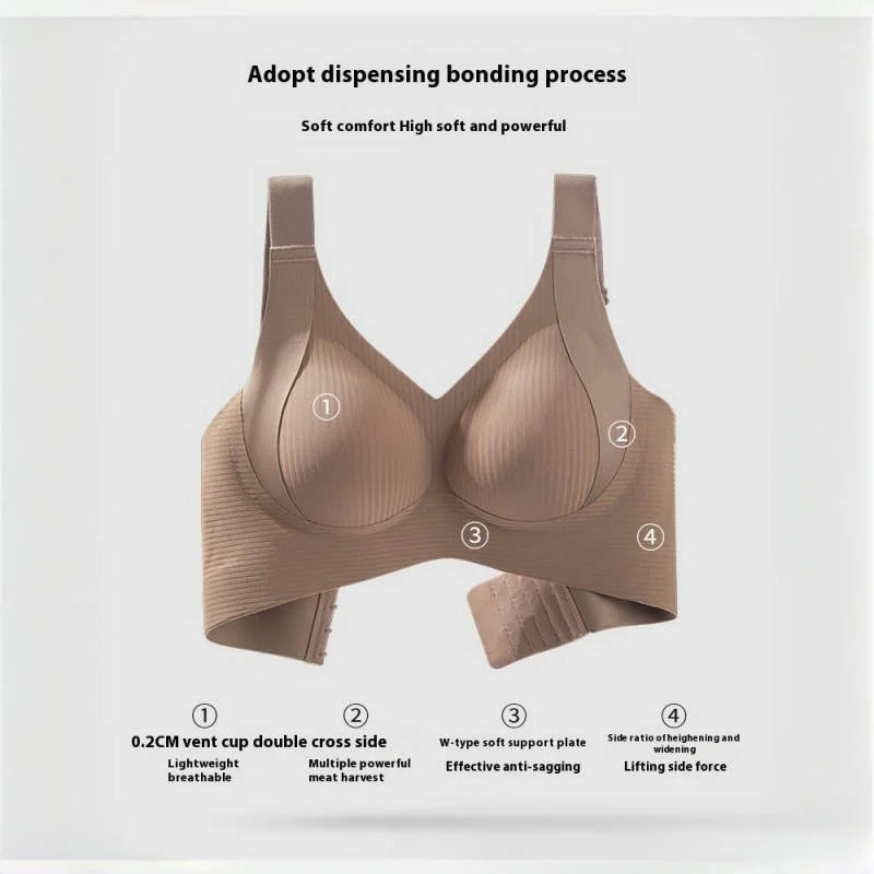 Plus Size Seamless Wireless Bra | Comfort & Support