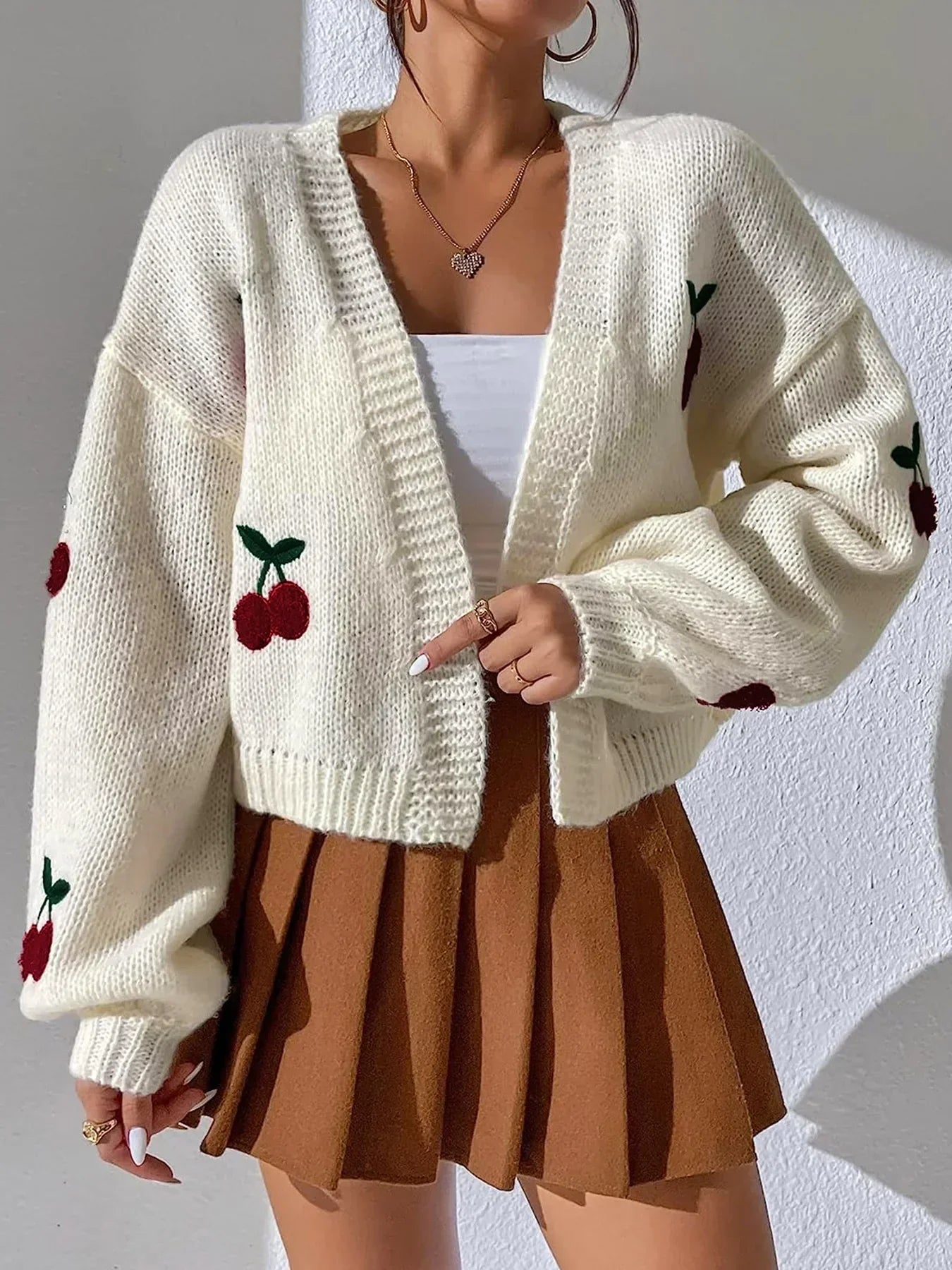 Eliza - Cherry Cardigan