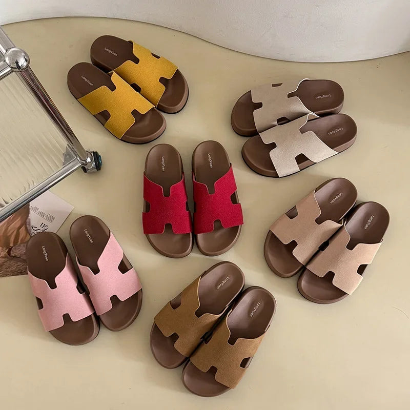 Kayleigh | Soft Bottom Leather Slippers