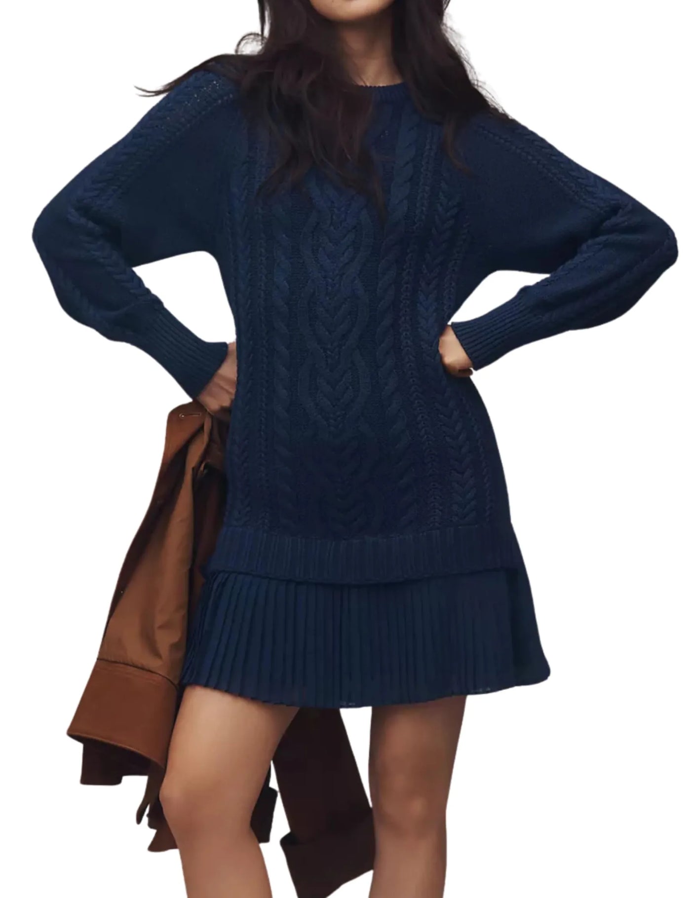 GAIL 2-in-1 Knitted Dress | The Perfect Preppy Look for Autumn