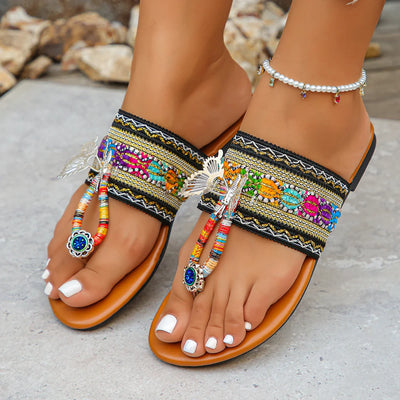 Sunny -Bohemian Flip Flops