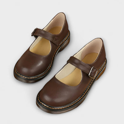 Yolanda | Stylish Leather Shoes with Strap