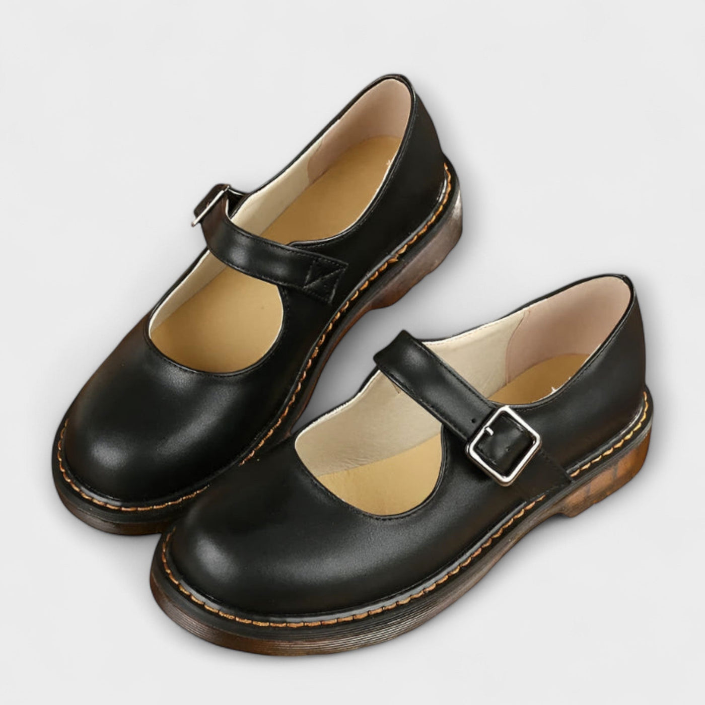 Yolanda | Stylish Leather Shoes with Strap