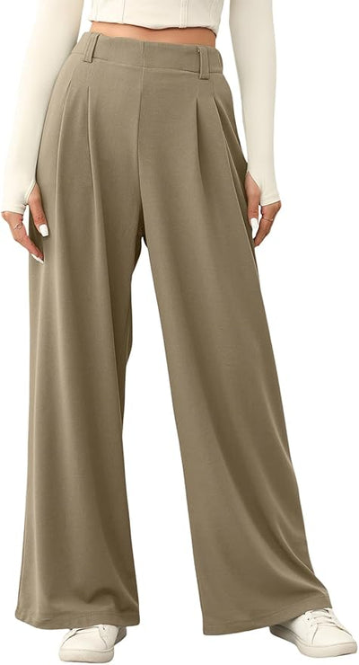 Selina - Elastic High Waist Trousers