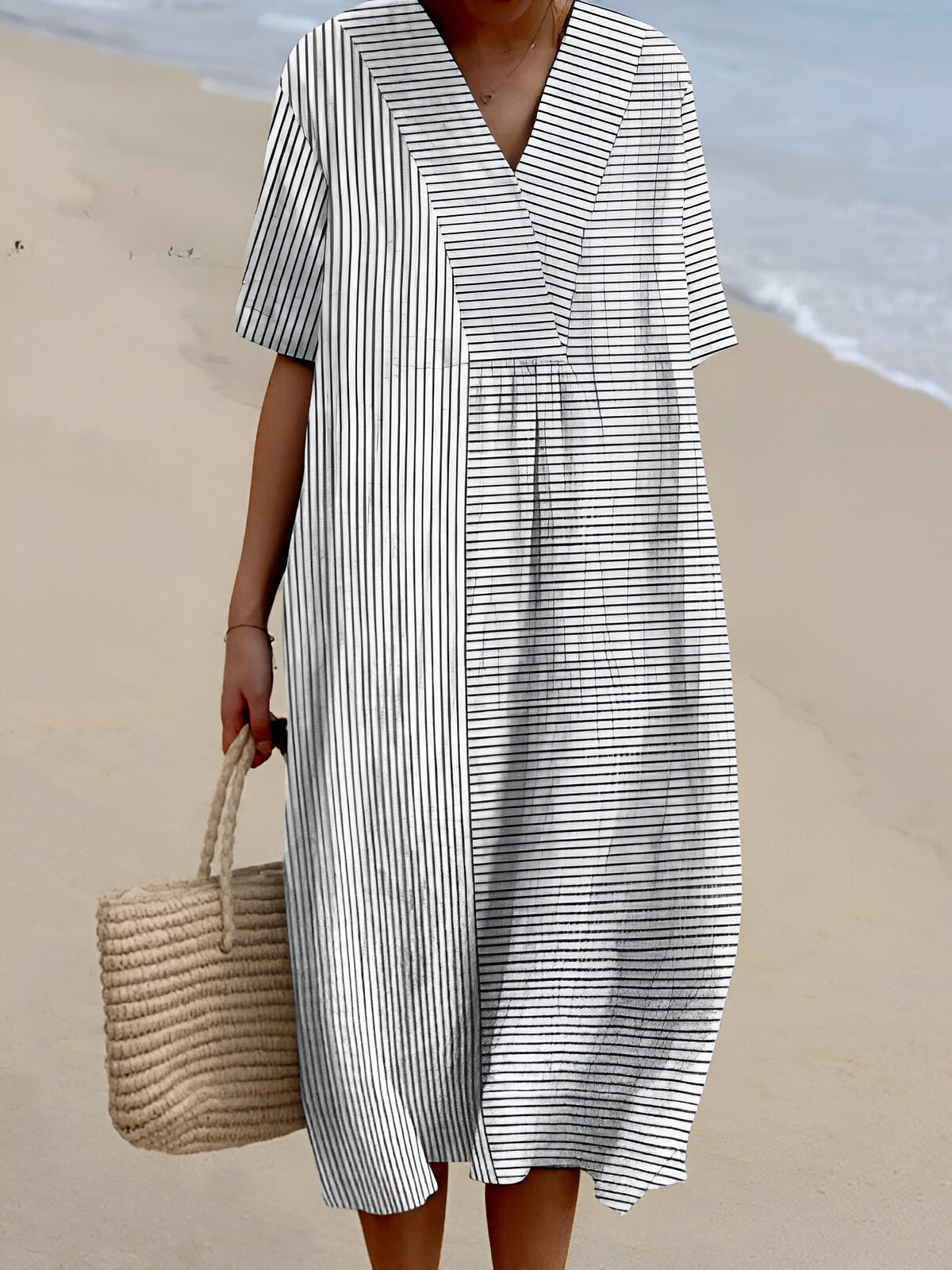 Emma | Chic Striped Summer Dress
