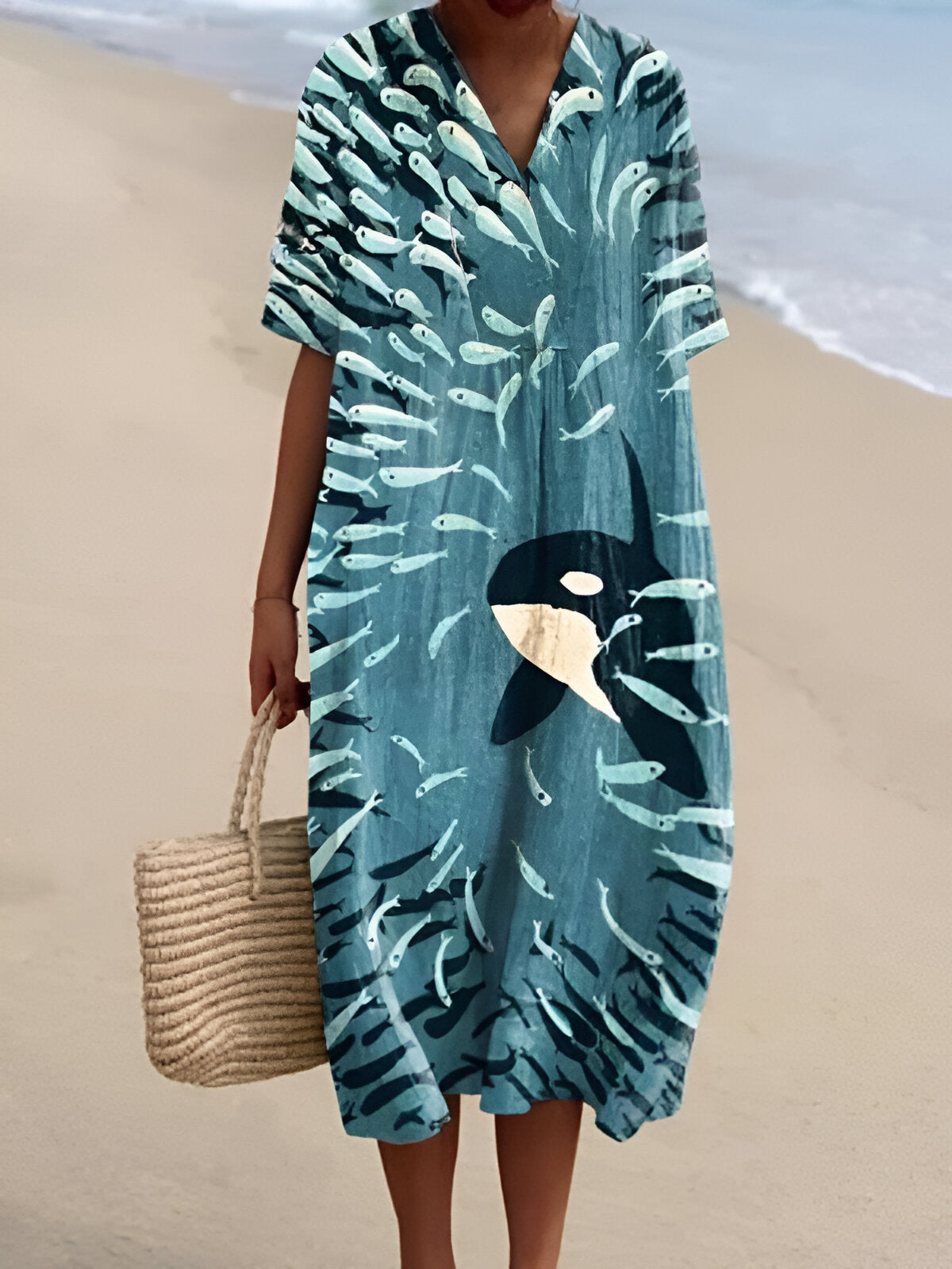 Faith | Ocean Dance Midi Dress