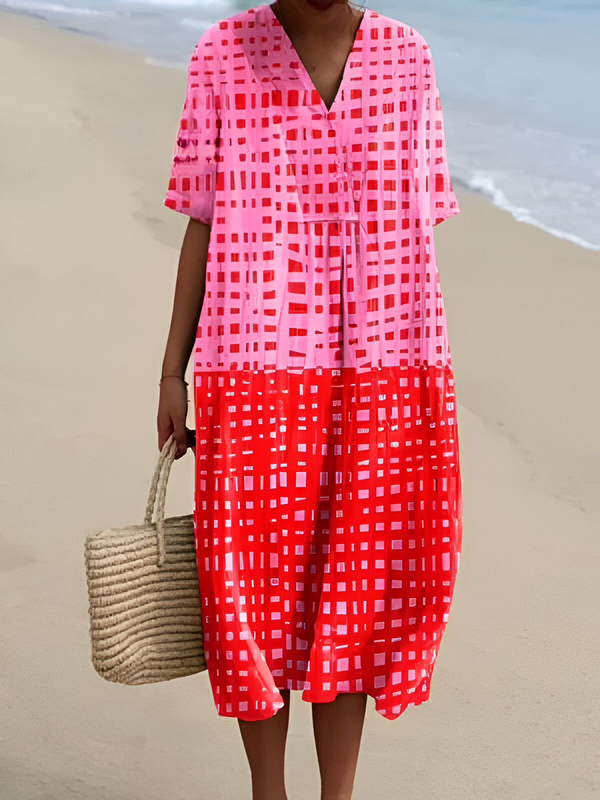 Catherine | Relaxed-Fit Stylish Midi Dress