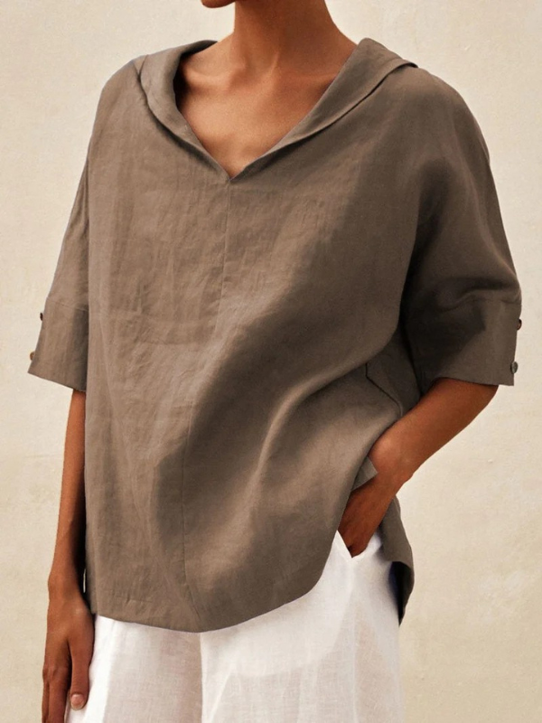 Women's Casual V-neck Shirt