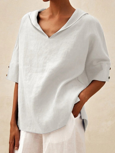 Women's Casual V-neck Shirt