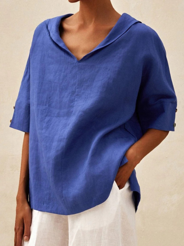 Women's Casual V-neck Shirt