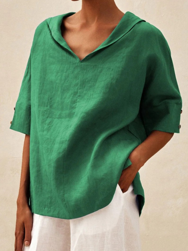 Women's Casual V-neck Shirt
