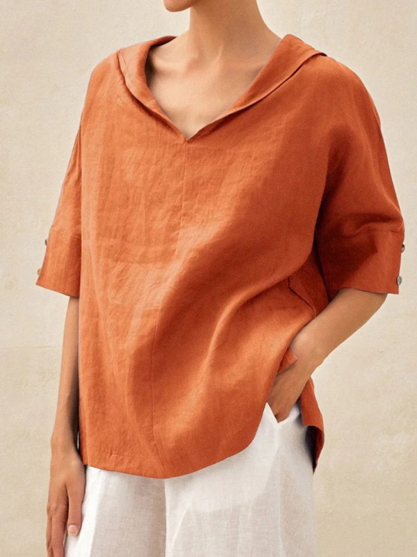 Women's Casual V-neck Shirt