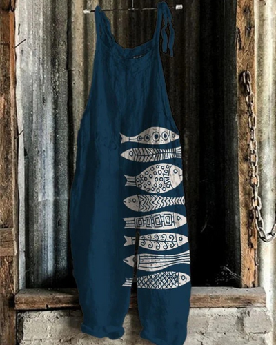 Fish Japanese Art  Jumpsuit