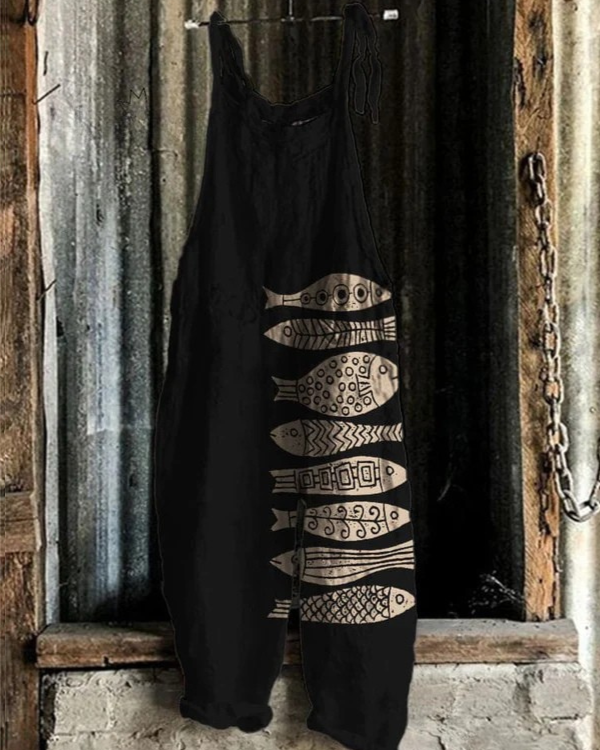Fish Japanese Art  Jumpsuit