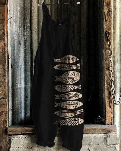 Fish Japanese Art  Jumpsuit