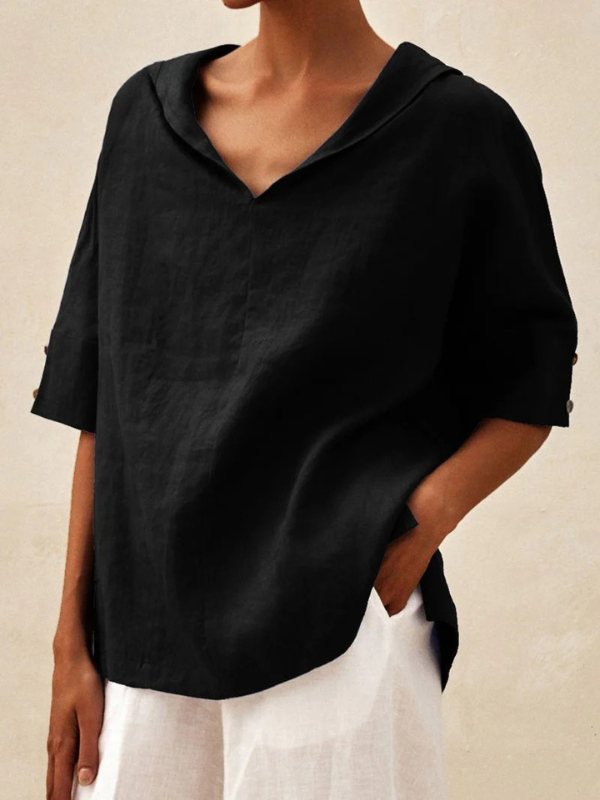 Women's Casual V-neck Shirt