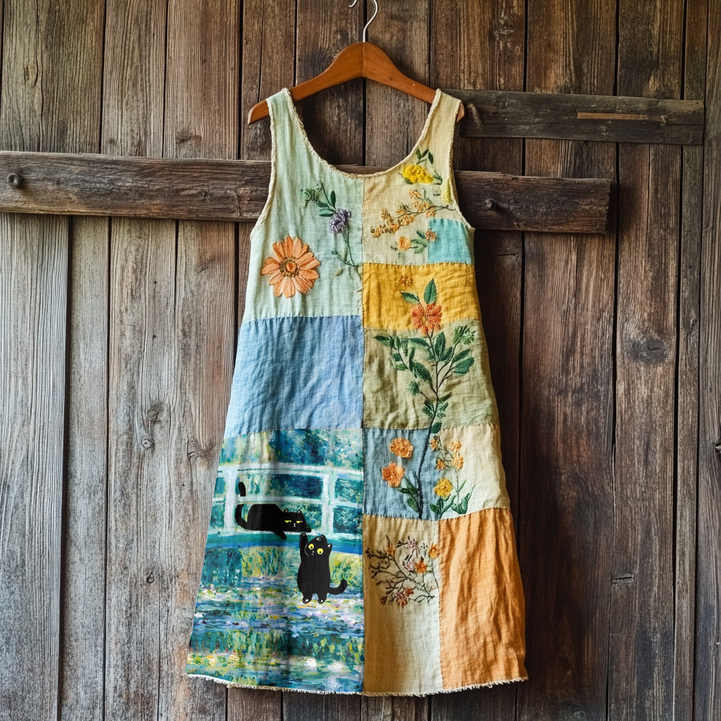 Playful Kittens Tank Dress