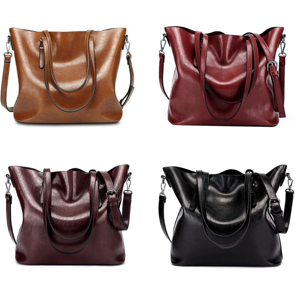 Vintage PU Leather Handbag