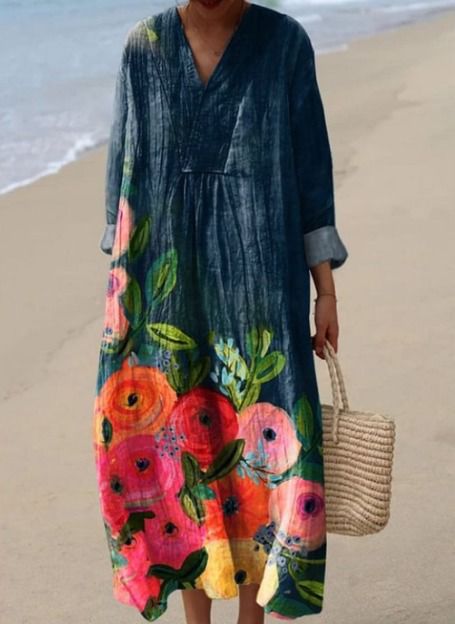 Caitlin | Comfortable Casual Floral Dress