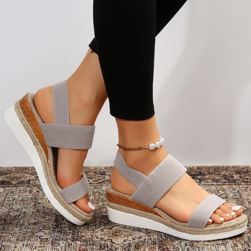 Sandra - Wedge Heel Orthopedic Sandal