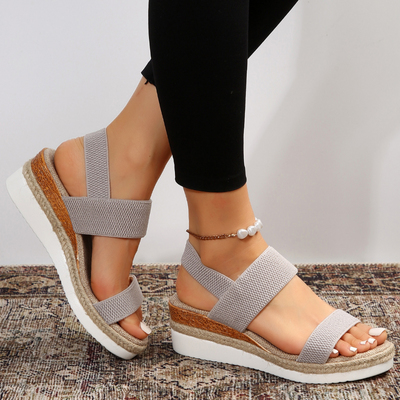Sandra - Wedge Heel Orthopedic Sandal