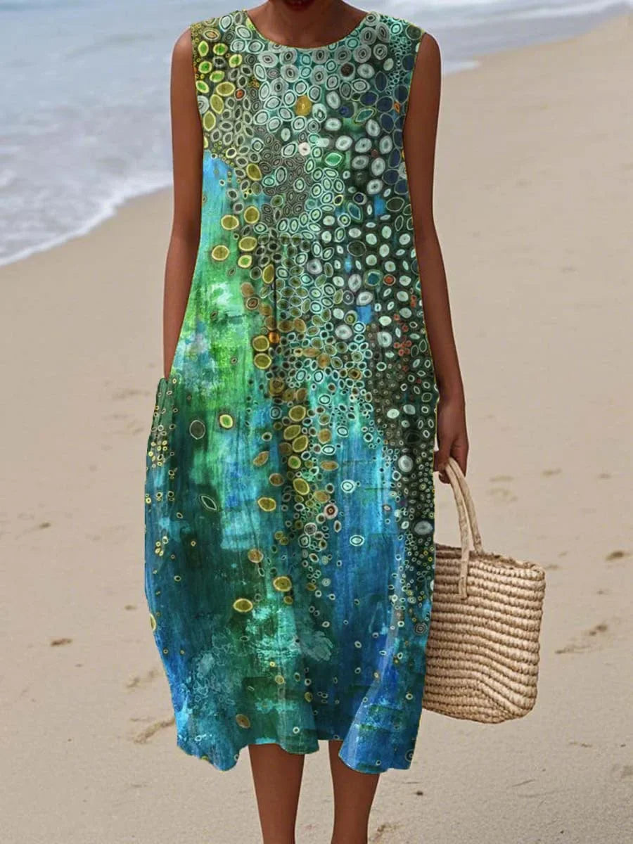 Adina - Sleeveless Summer Pocket Dress