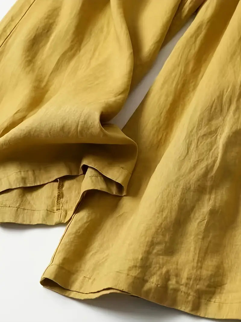 Anina | Linen Wide Leg Pant