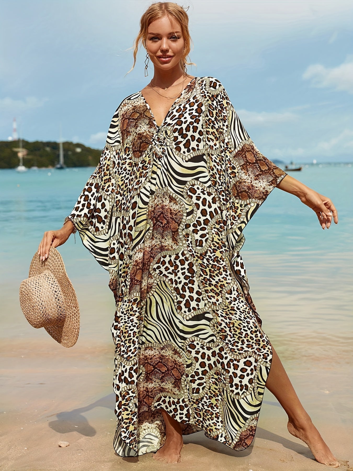 Amara | Wild Safari Beach Dress