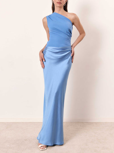 Anita - Elegant One Shoulde Maxi Dress