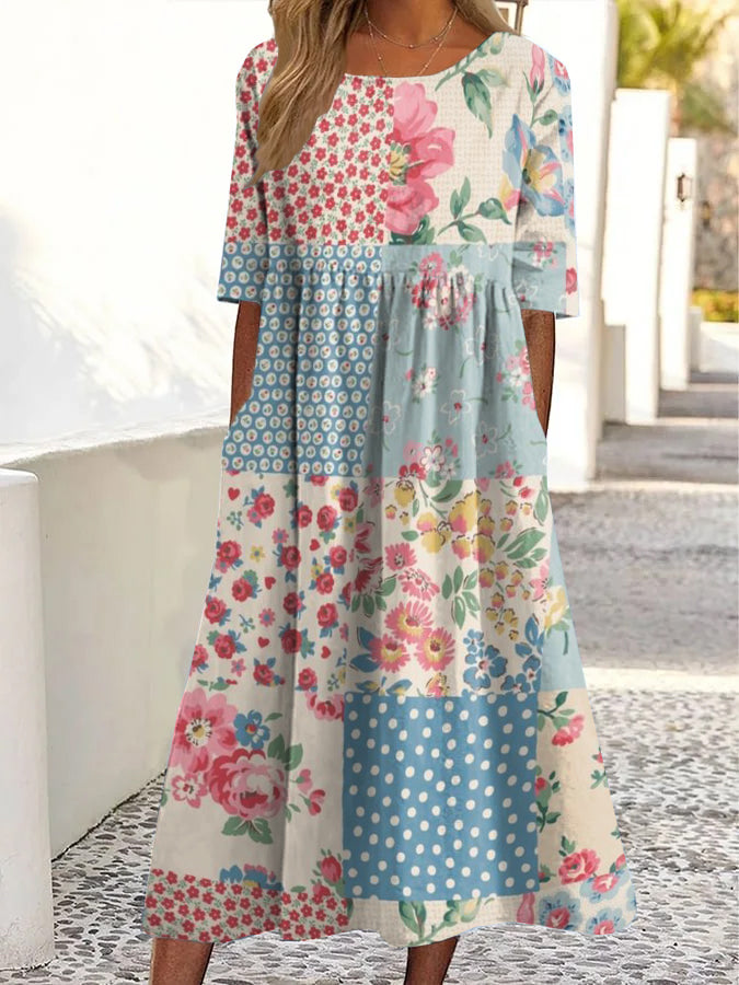 Kathryn - Pastel Flowy Summer Dress