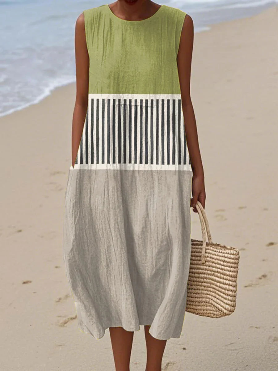 Elvie - Sleeveless Summer Pocket Dress